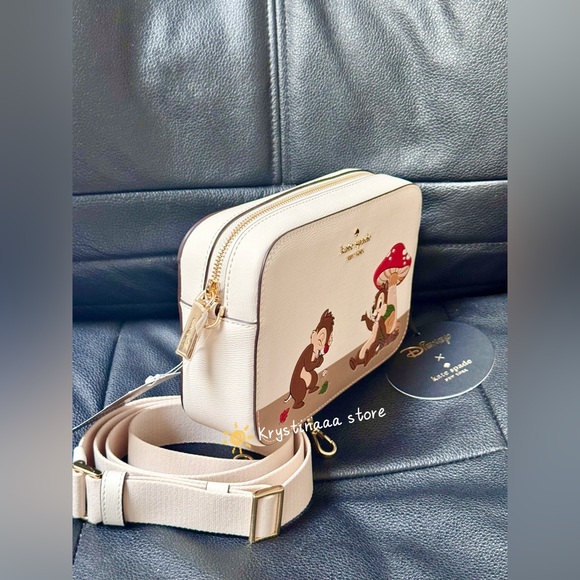 NWT Kate Spade KL902 Disney X KSNY Chip N Dale Mini Camera Bag - Picture 7 of 14